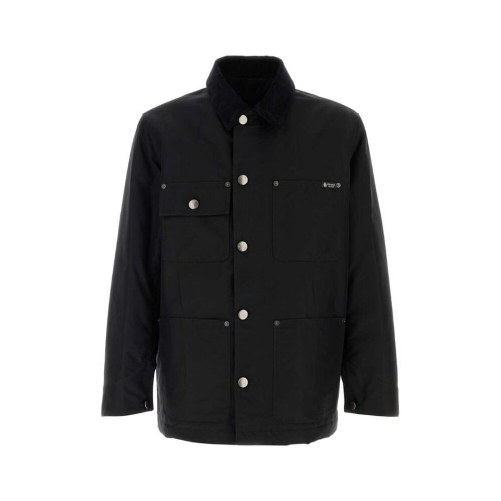 Prada Men Black Canvas Jacket